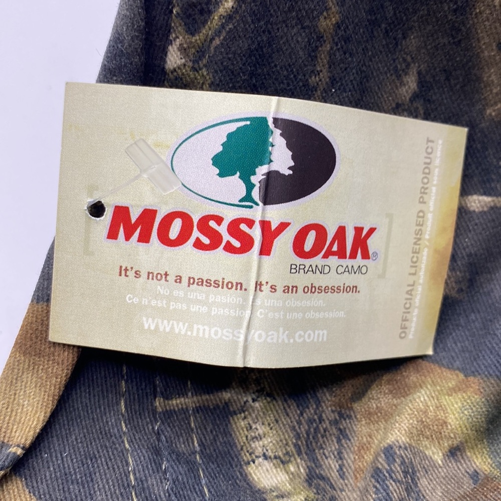Men’s Mossy Oak Adjustable Baseball Cap, Embroidered Turkey On Bill Of Cap. - Picture 7 of 8